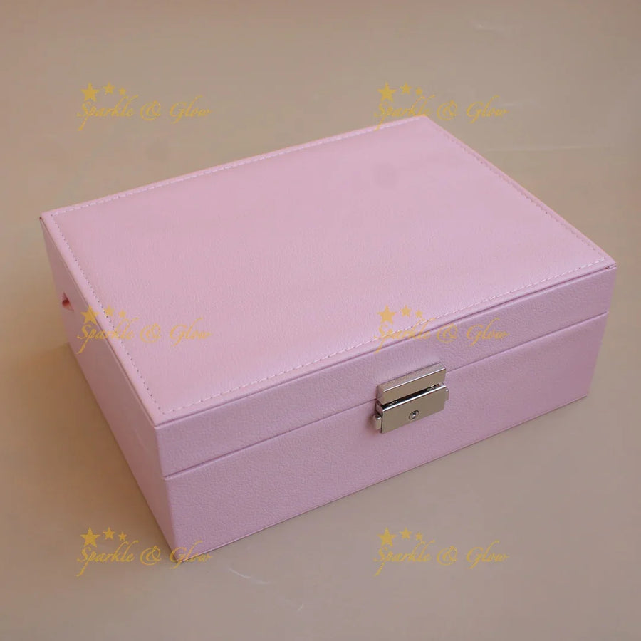 Beautiful box type multiple section jewellry organizer - Sparkle and Glow
