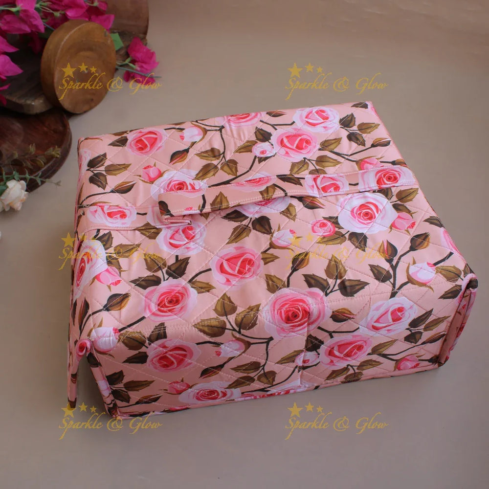 Floral print multiple section jewellry organizer - Sparkle and Glow