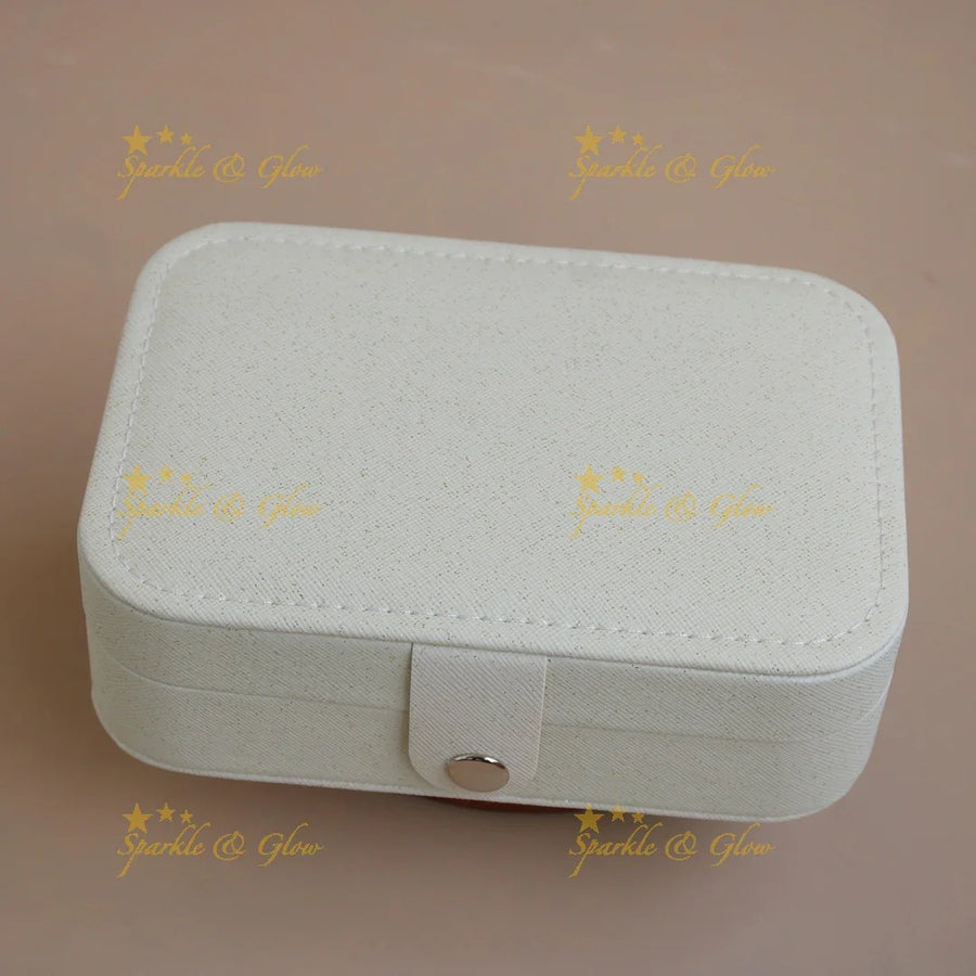 Beautiful box type multiple section jewellry organizer - Sparkle and Glow