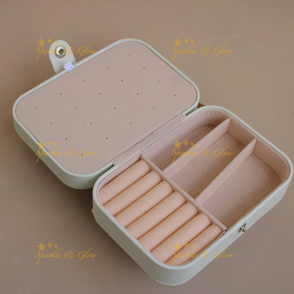 Beautiful box type multiple section jewellry organizer - Sparkle and Glow
