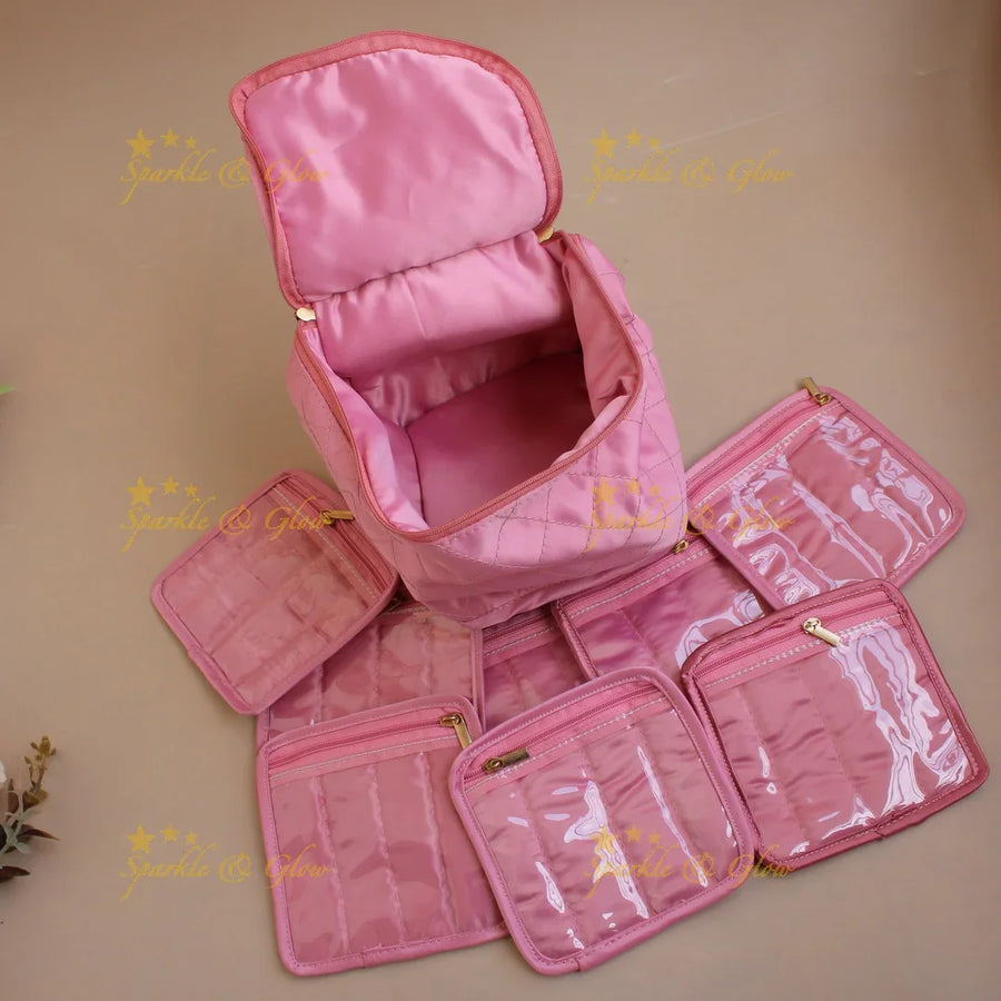 Jewellry organizer with multiple pouches - Sparkle and Glow