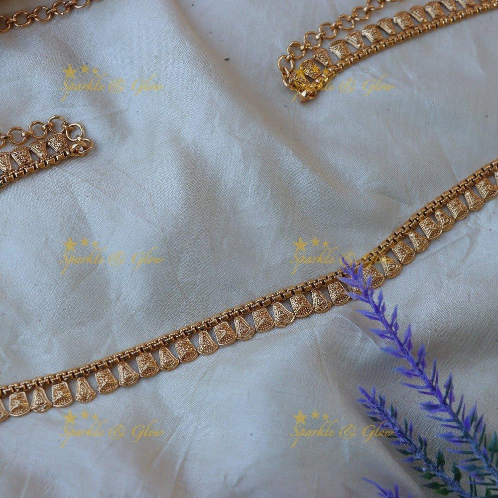 Elegant bells design gold alike hip chain - Sparkle and Glow